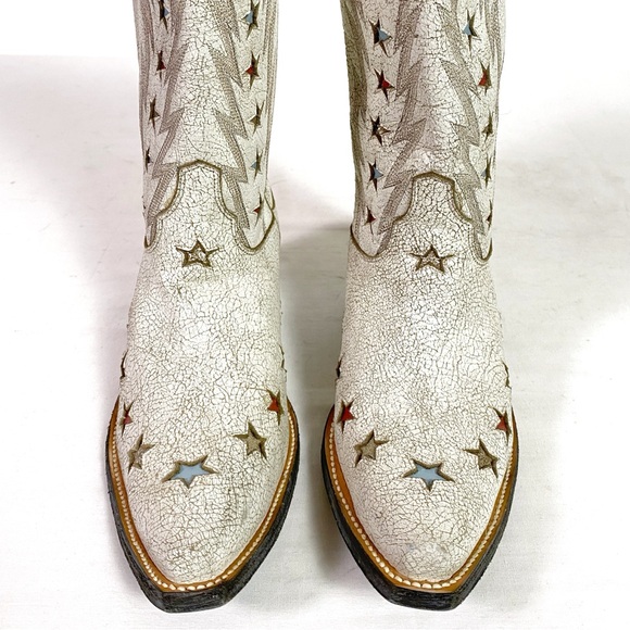 Old Gringo Legacy White Star Western Boots - Picture 3 of 7